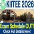 KIITEE 2026 Exam Schedule Out; Phase 1 Registration Closes on April 8, Check Details Here!